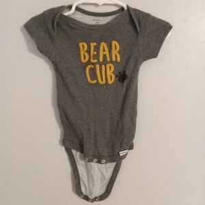 Gerber Gray Bear Cub Onesie